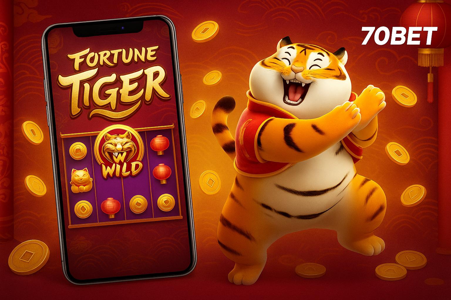 Fortune Tiger é um jogo imperdível no 70BET Casino